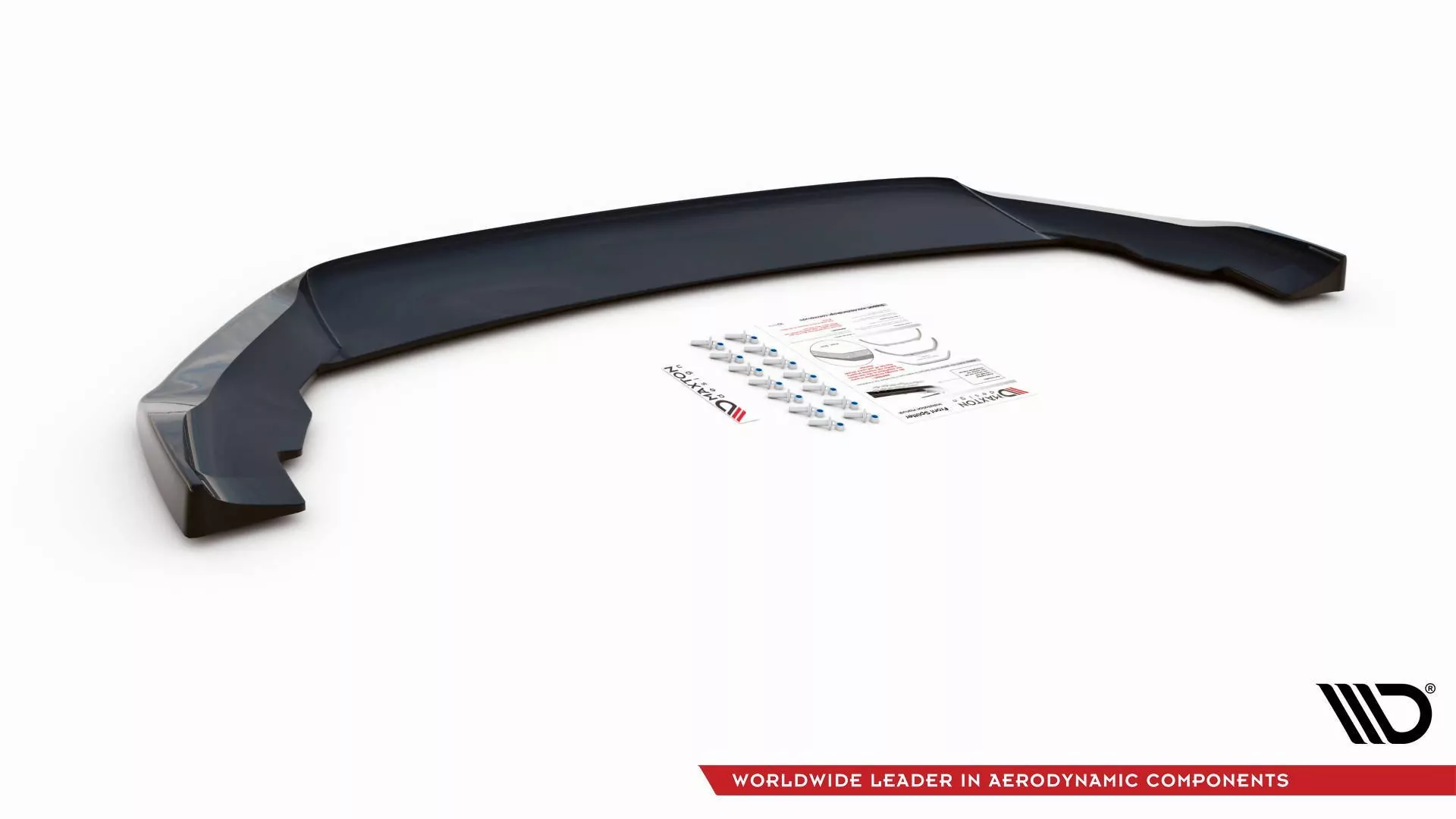 Front Ansatz V.3 Für Seat Leon FR Mk4 Schwarz Hochglanz