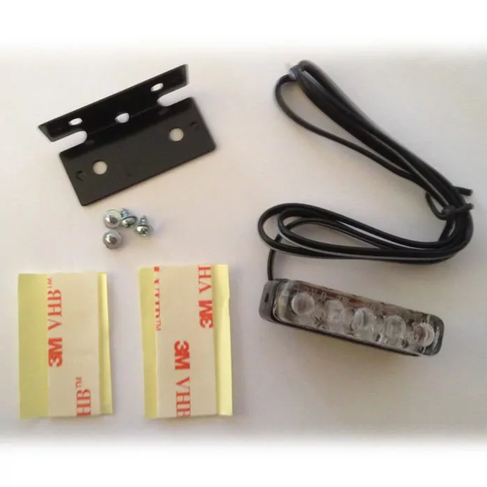 LED-Kennzeichenbeleuchtung "ICE" | rechteckig mit Befestigung | Maße: 38 x 9 x 18 mm | E-geprüft