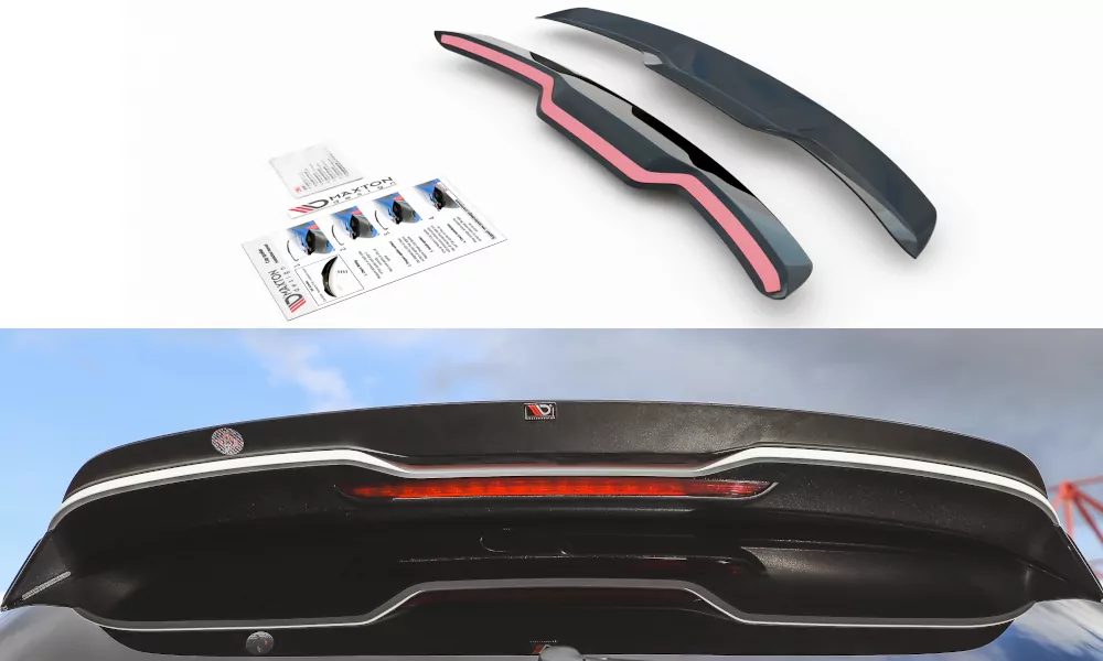 Spoiler CAP V.2 Passend Für Audi RS3 8V / 8V FL Sportback Schwarz Hochglanz