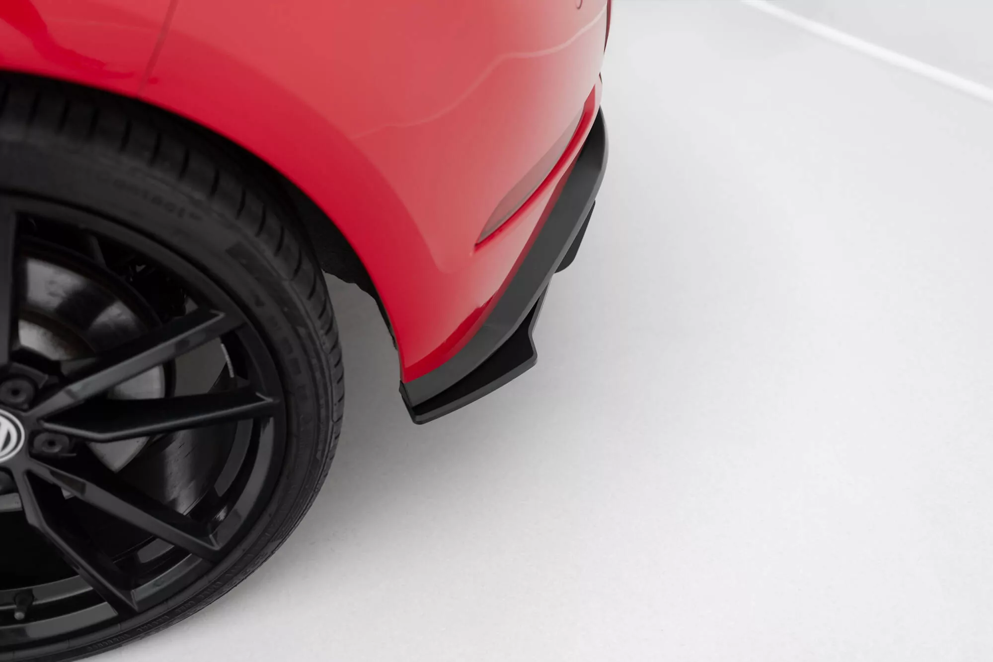 Rennen Haltbarkeit Heck Ansatz Flaps Diffusor Passend Für VW Golf 7 R Facelift