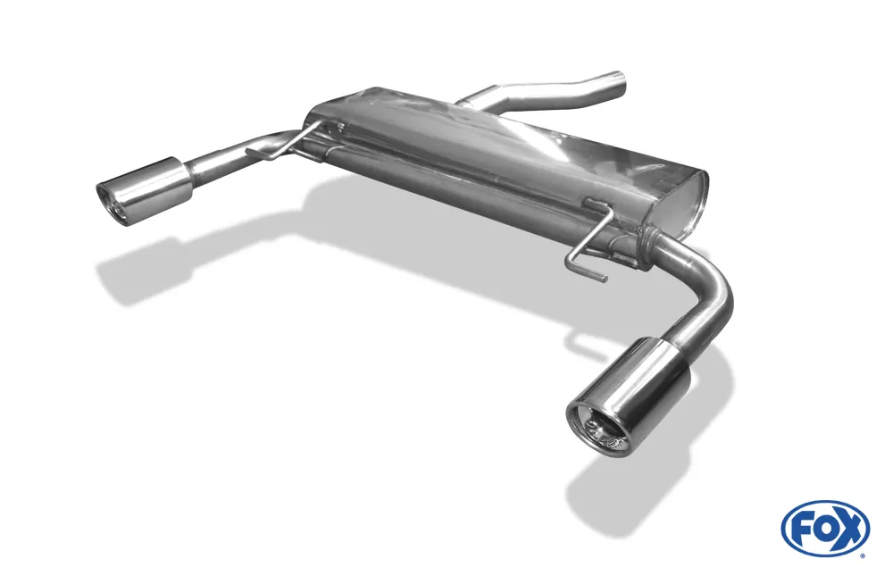 Renault Clio III B Sport  Endschalldämpfer quer Ausgang rechts/links - 1x76 Typ 17 rechts/links