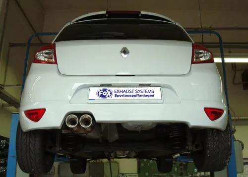 Renault Clio III GT  Endschalldämpfer - 2x90 Typ 17