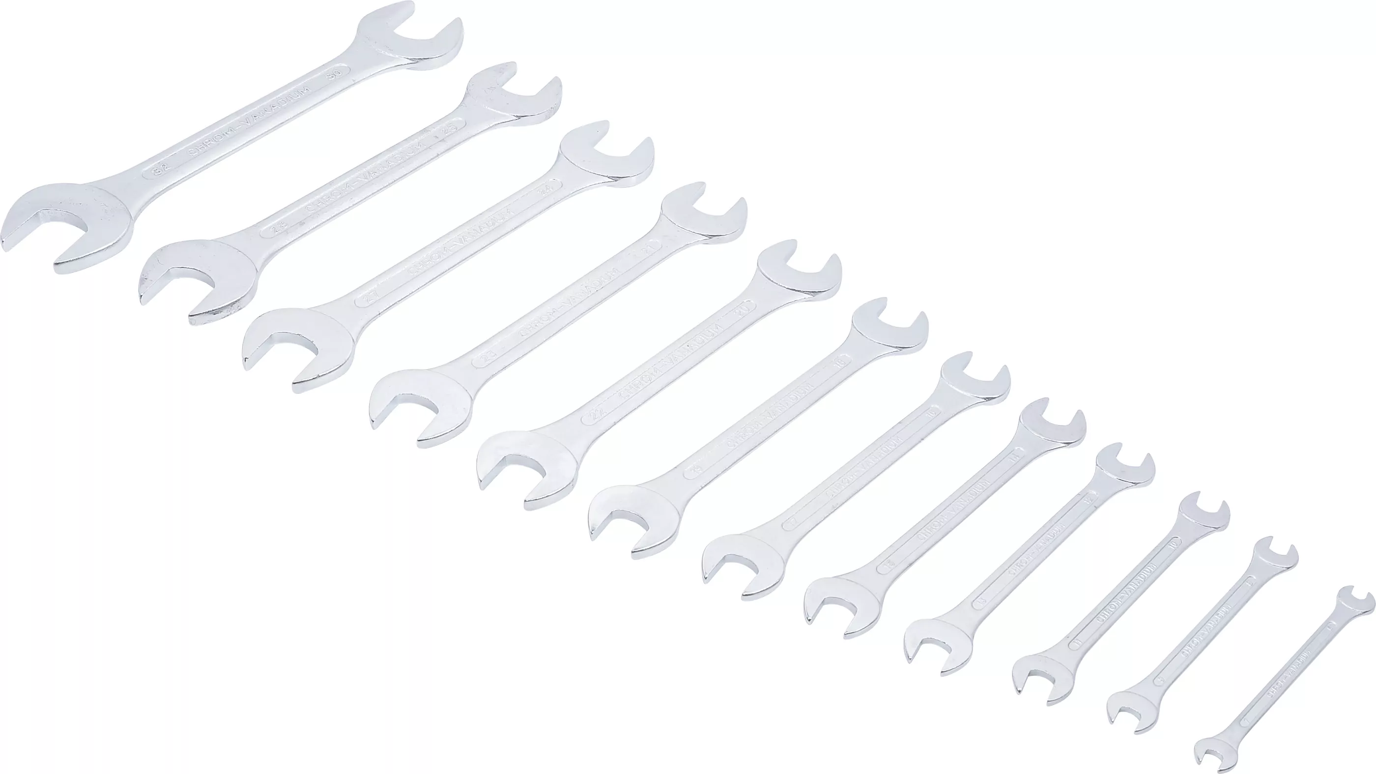 Doppel-Maulschlüssel-Satz | SW 6 x 7 - 30 x 32 mm | 12-tlg.