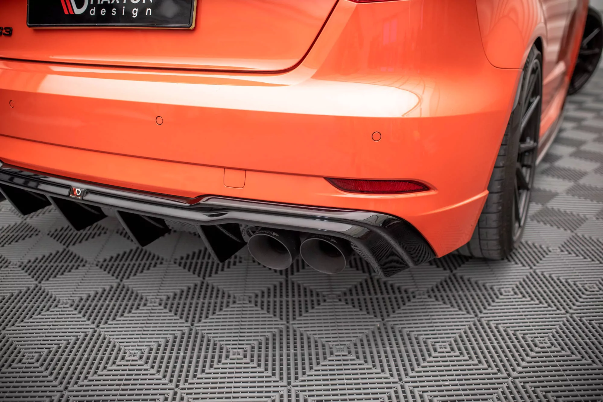 Diffusor Heck Ansatz V.2 Für Audi RS3 Sportback 8V Facelift