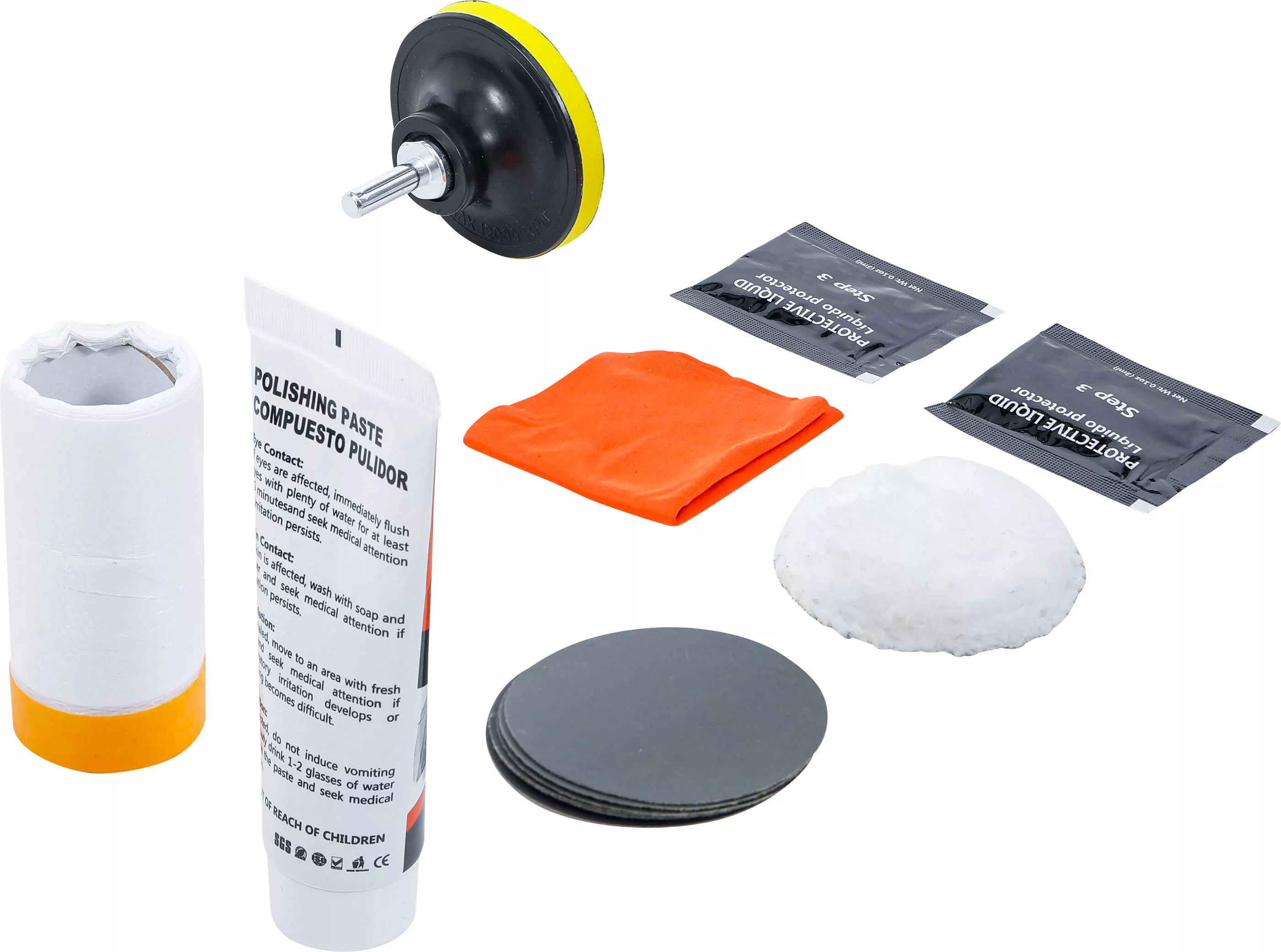 Fahrzeugscheinwerfer-Aufbereitungs-Kit | 14-tlg.