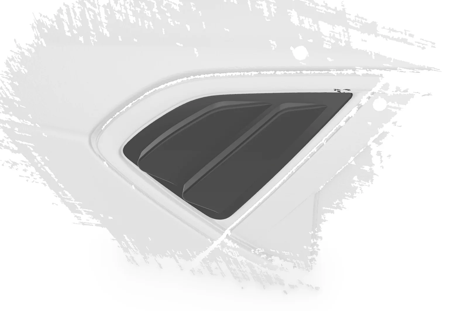 Seitenscheibenblenden für Kia Ceed (JD) SSB012 Schwarz Strukturiert