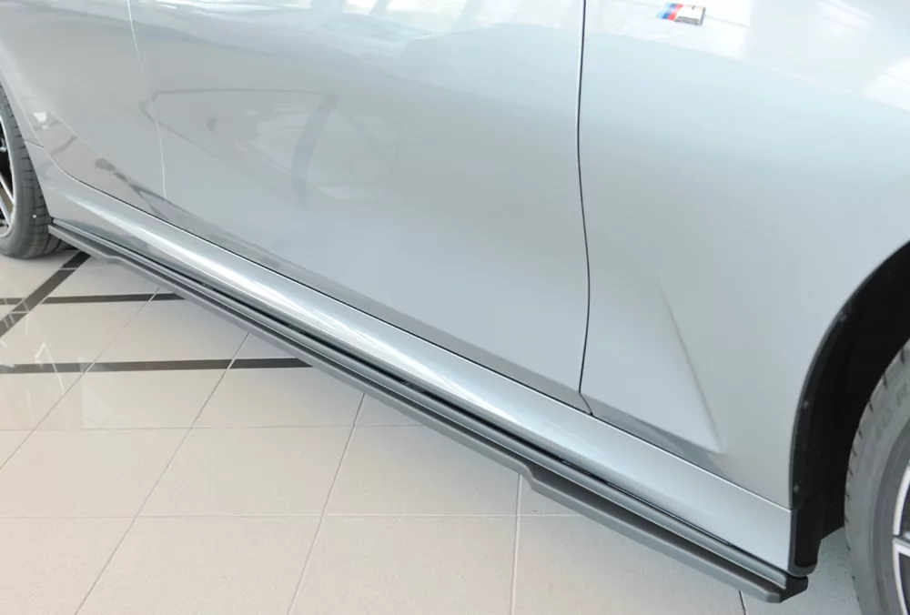 Rieger Seitenschweller rechts ansatz matt schwarz für BMW 3er G21  (G3K) Touring 07.22- (ab Facelift) LCI