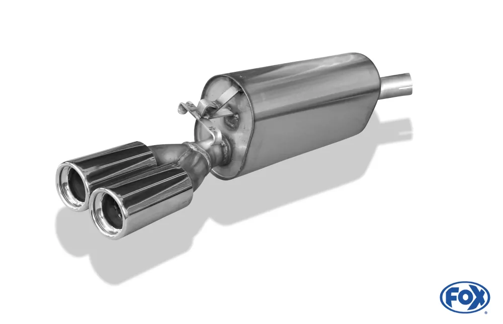 Opel Calibra A/ Calibra A 4x4  Endschalldämpfer Ø50mm - 2x80 Typ 13