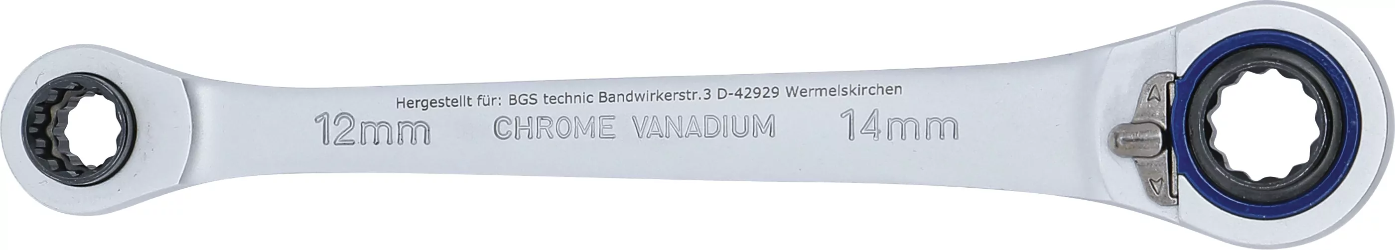 Ratschen-Ringschlüssel "4 in 1" | SW 10 x 12, 14 x 17 mm