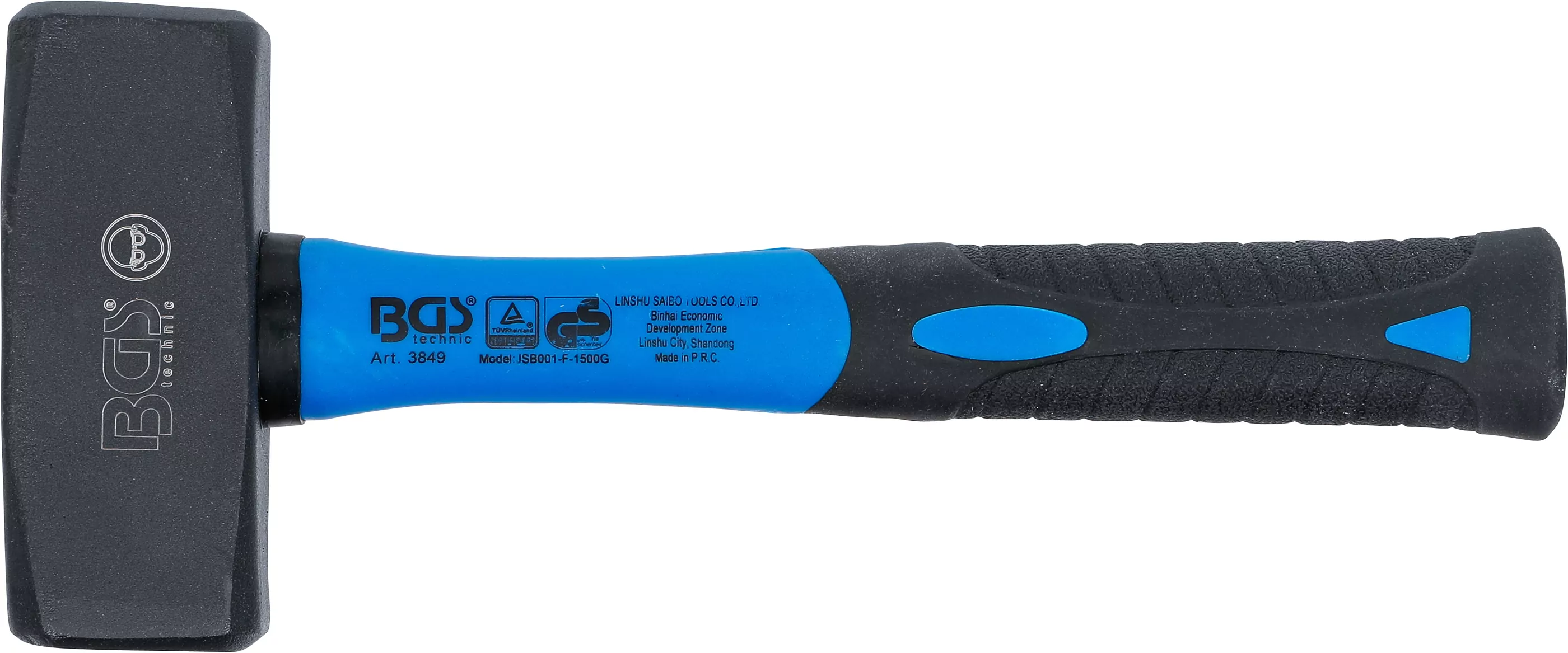 Fäustel | Fiberglasstiel | DIN 6475 | 1500 g