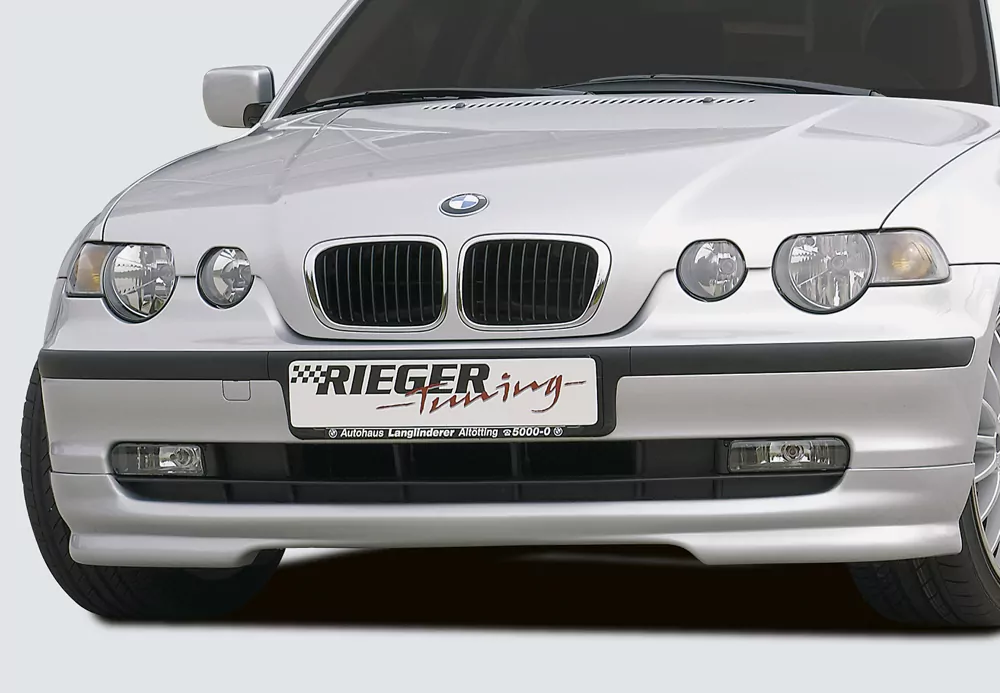 Rieger Spoilerlippe für BMW 3er E46 - Compact 02.02- (ab Facelift) carbon optik