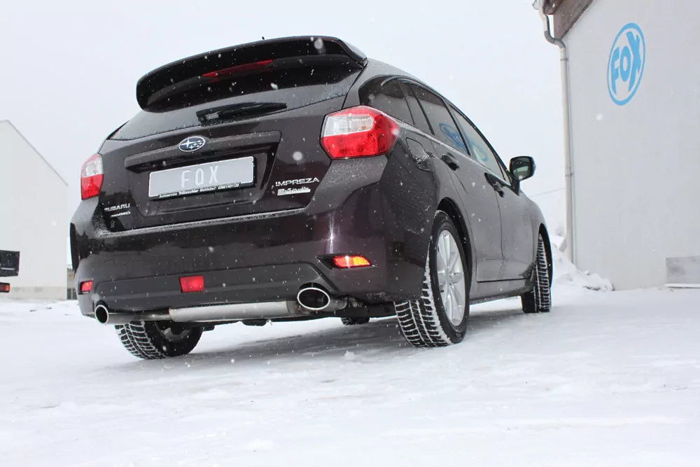 Subaru Impreza GP 4x4  Endschalldämpfer quer Ausgang rechts/links - 115x85 Typ 38 rechts/links