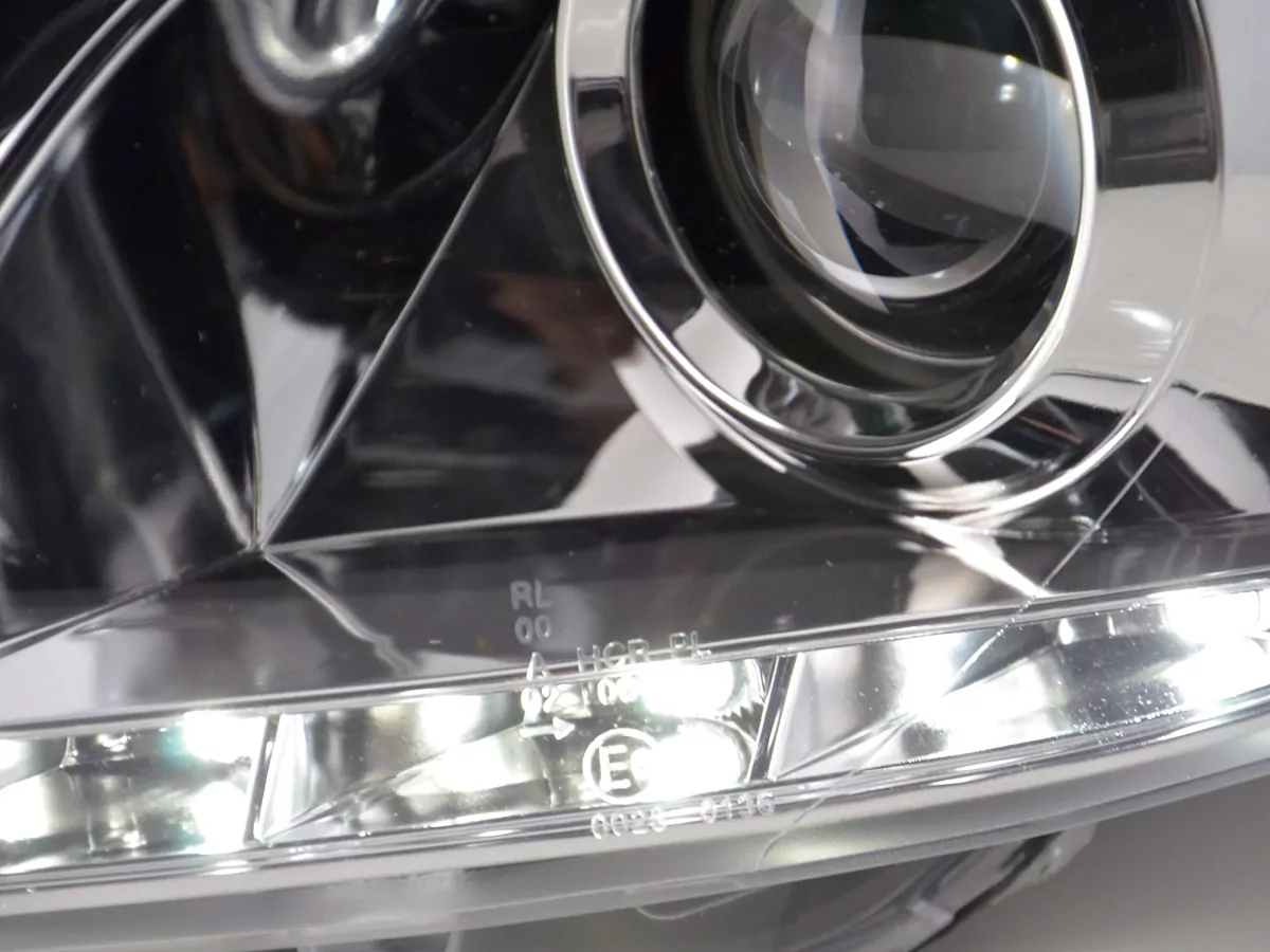 Scheinwerfer Set Daylight LED Tagfahrlicht VW Scirocco 3 Typ 13 chrom