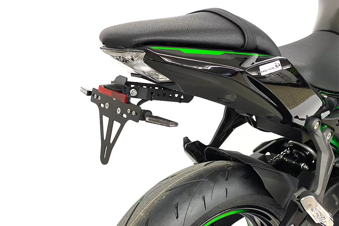 alpha Technik Kennzeichenhalter für Kawasaki Z650 und Ninja 650 ab Modelljahr 2017-