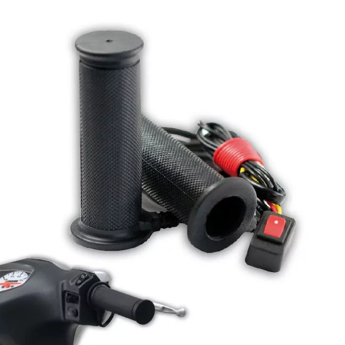 Heizgriffe Daytona 7/8"-22 Mm "scooter", L 115 Mm, Schalter 1-stufig, 12v/18w, Für 50 Ccm Fahrzeuge*