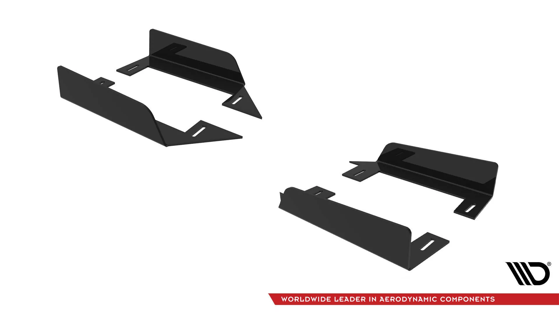 Seitenschweller Flaps Für Mitsubishi Lancer EVO X Schwarz Hochglanz