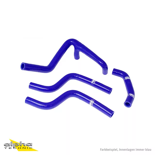 SAMCO SPORT Siliconschlauch Kit blau für Husqvarna CR250 CR360 WR250 WR360 Modelljahr 2000-2007