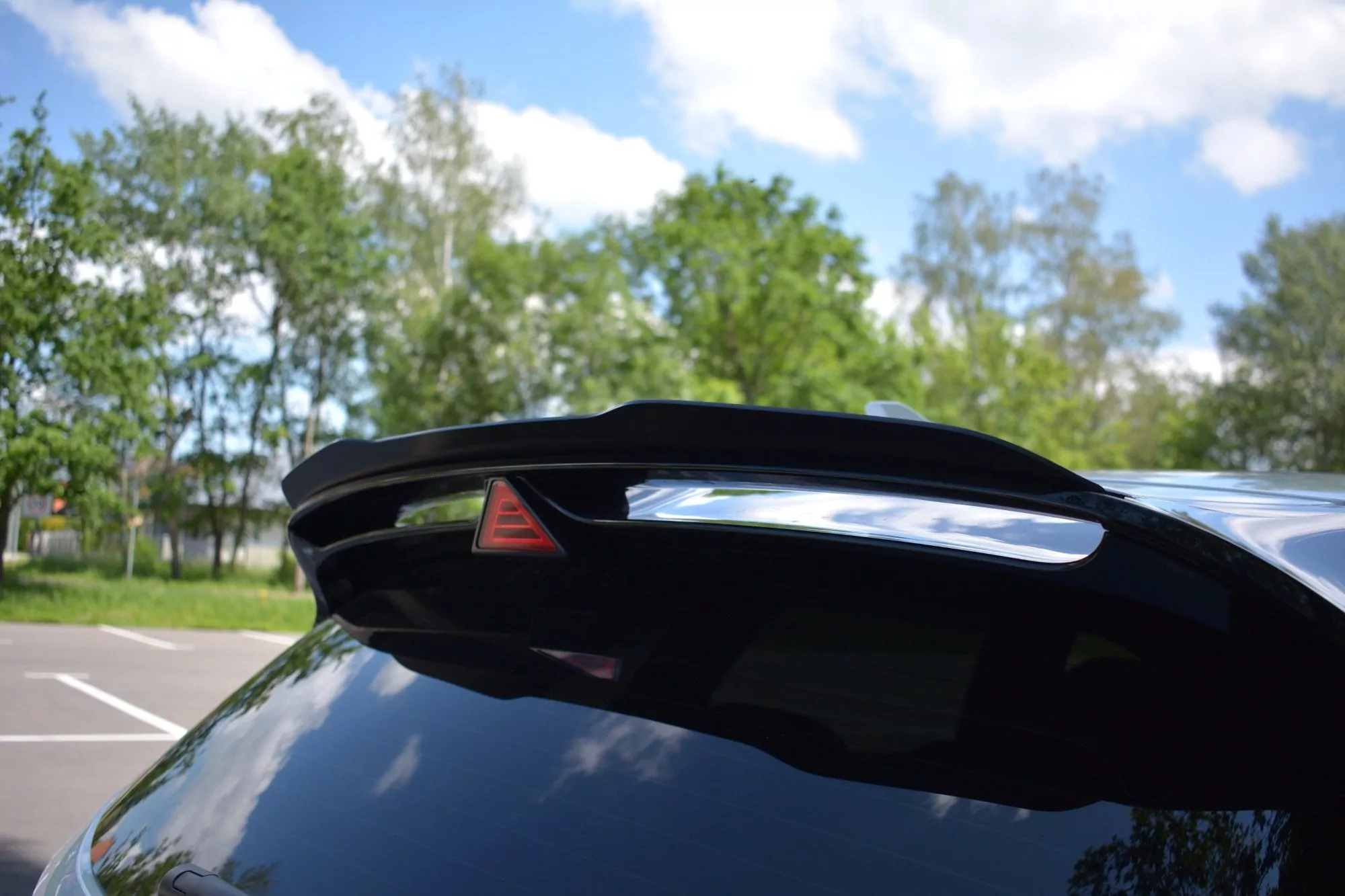 Spoiler CAP Passend Für Passend Für HYUNDAI I30 Mk3 N  Schwarz Hochglanz Schwarz Hochglanz