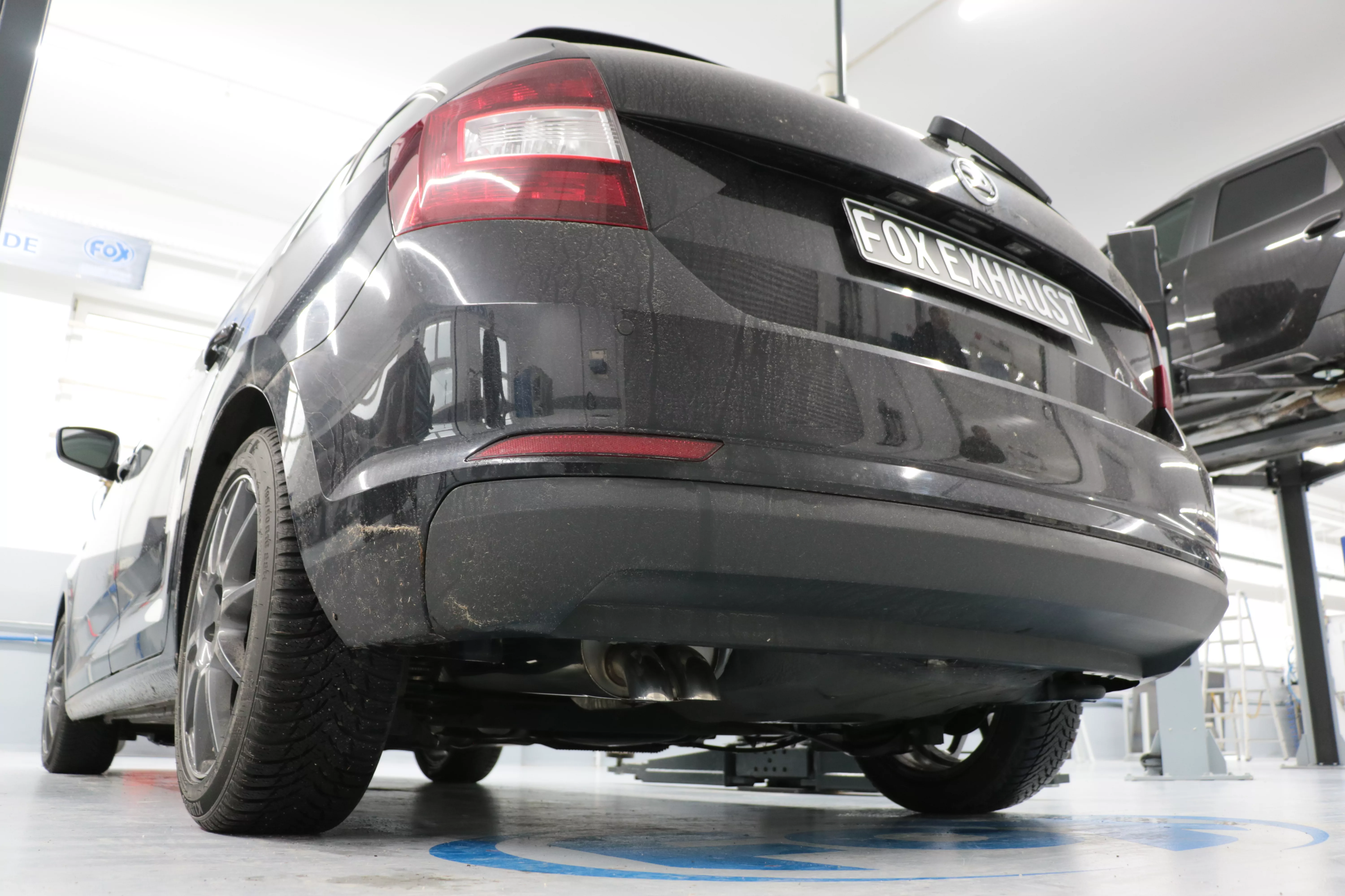 Skoda Rapid Limousine/ Spaceback  Endschalldämpfer - 2x55 Typ 26