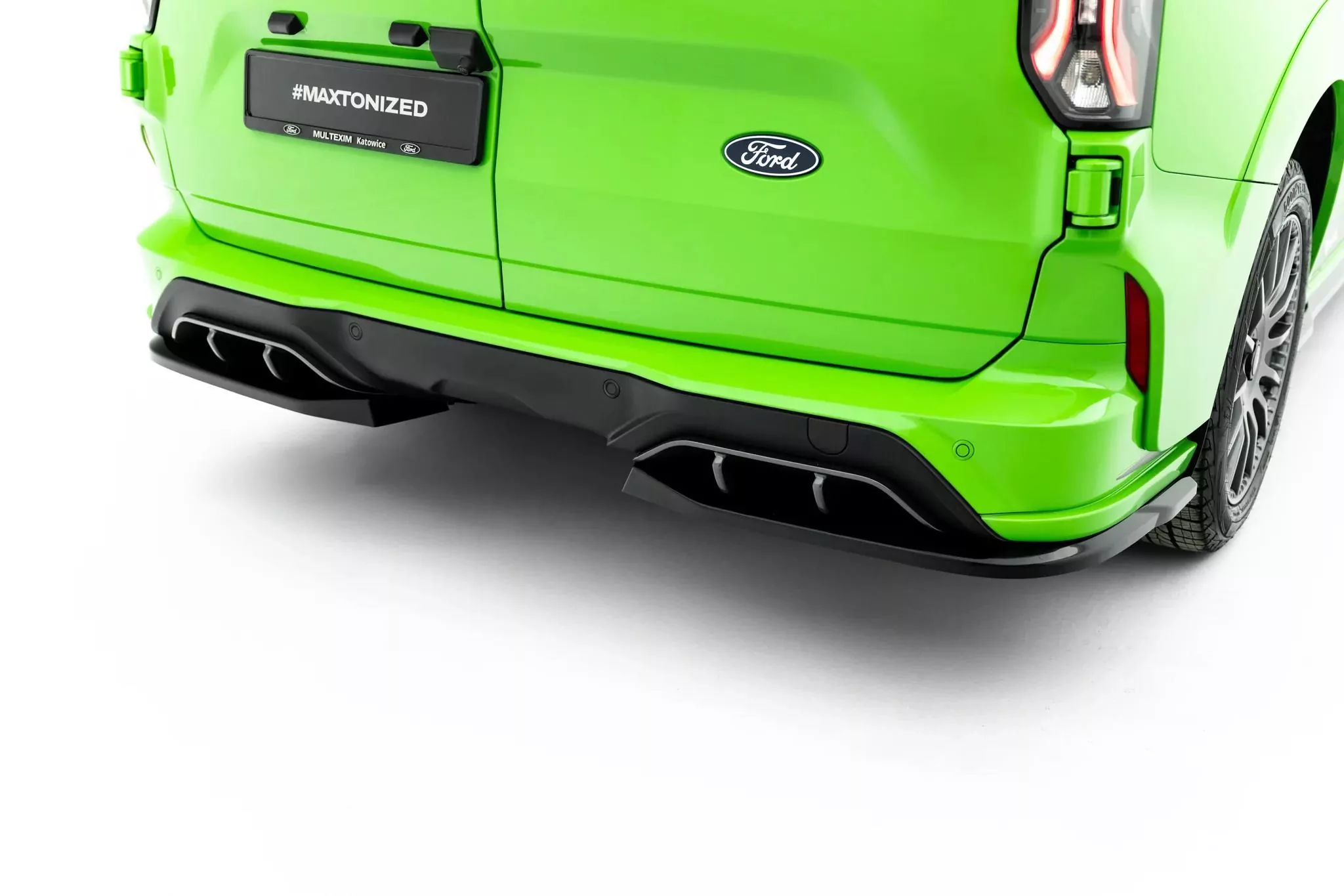 Heck Ansatz Flaps Diffusor Passend Für Ford Transit Custom MSRT Mk2 