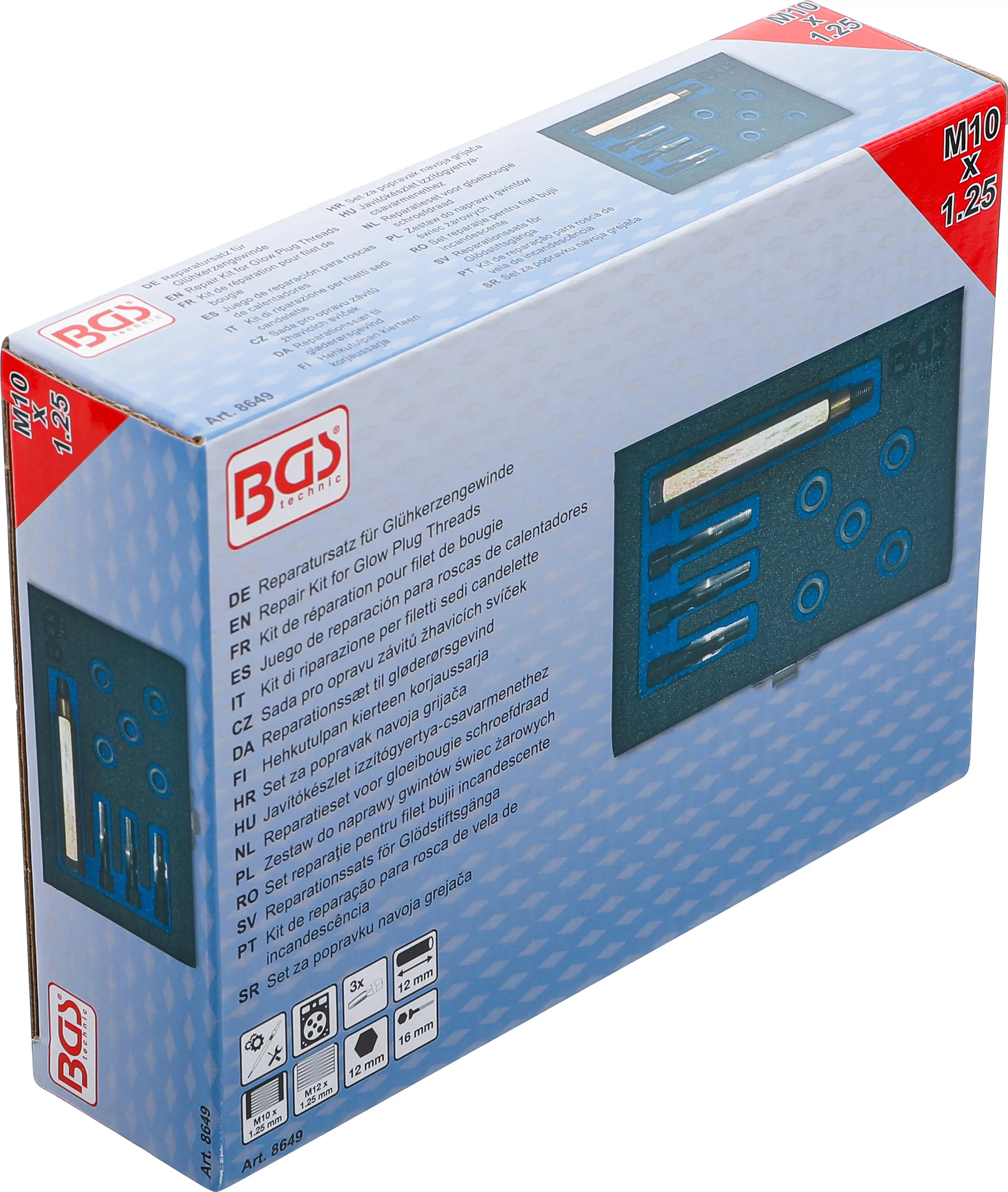 Reparatursatz für Glühkerzengewinde | M10 x 1,25 mm