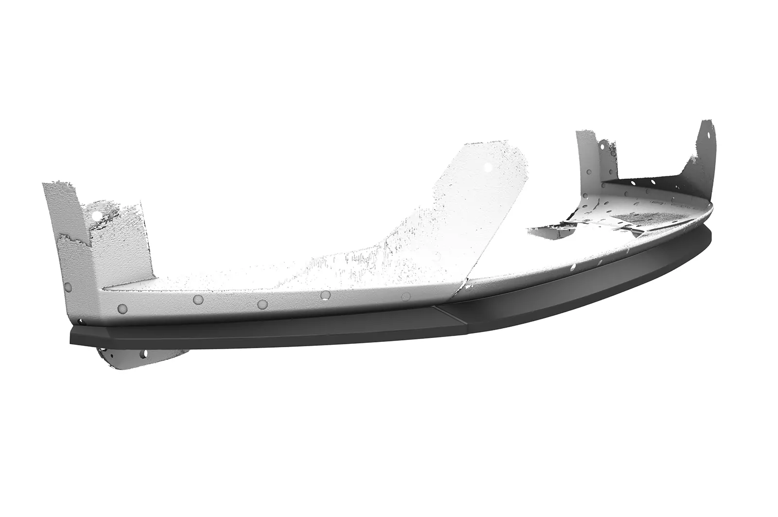 Cup-Spoilerlippe mit ABE für Seat Leon III 5F Cupra/FR CSL391 Strukturiert (schwarz matt)