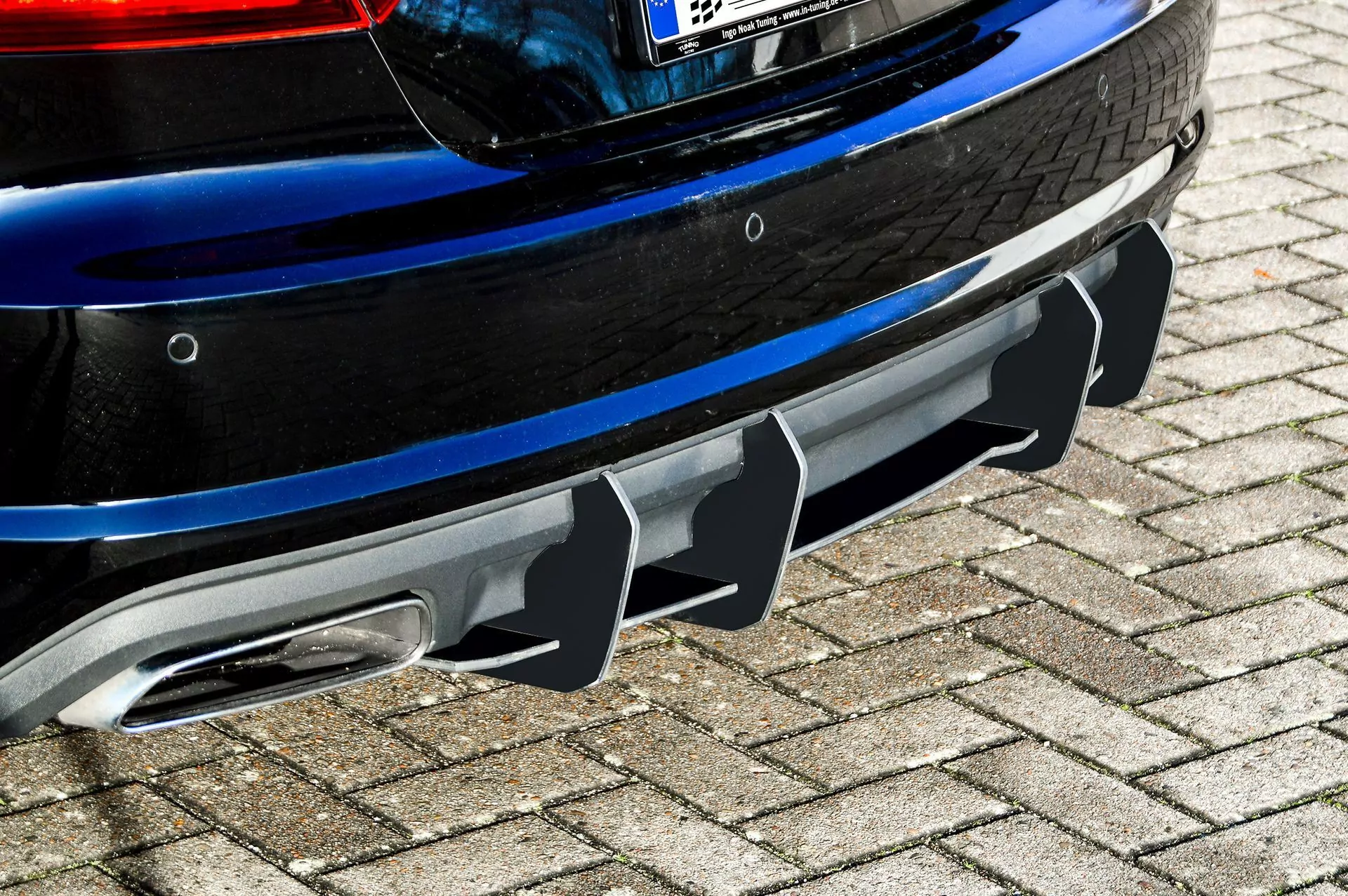 Gefräster Heckansatz aus ABS für Audi A7 C7 4G