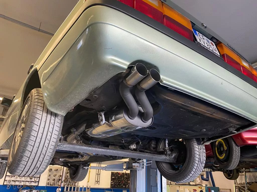 Audi 80/90 Typ 81  Endschalldämpfer - 2x63 Typ 10