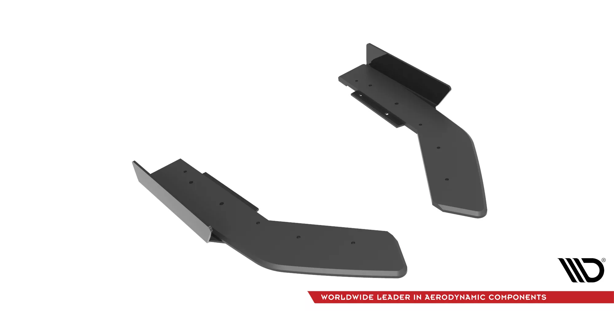Street Pro Heck Ansatz Flaps Diffusor +Flaps Für BMW 2 Coupe M240i G42 Schwarz Hochglanz