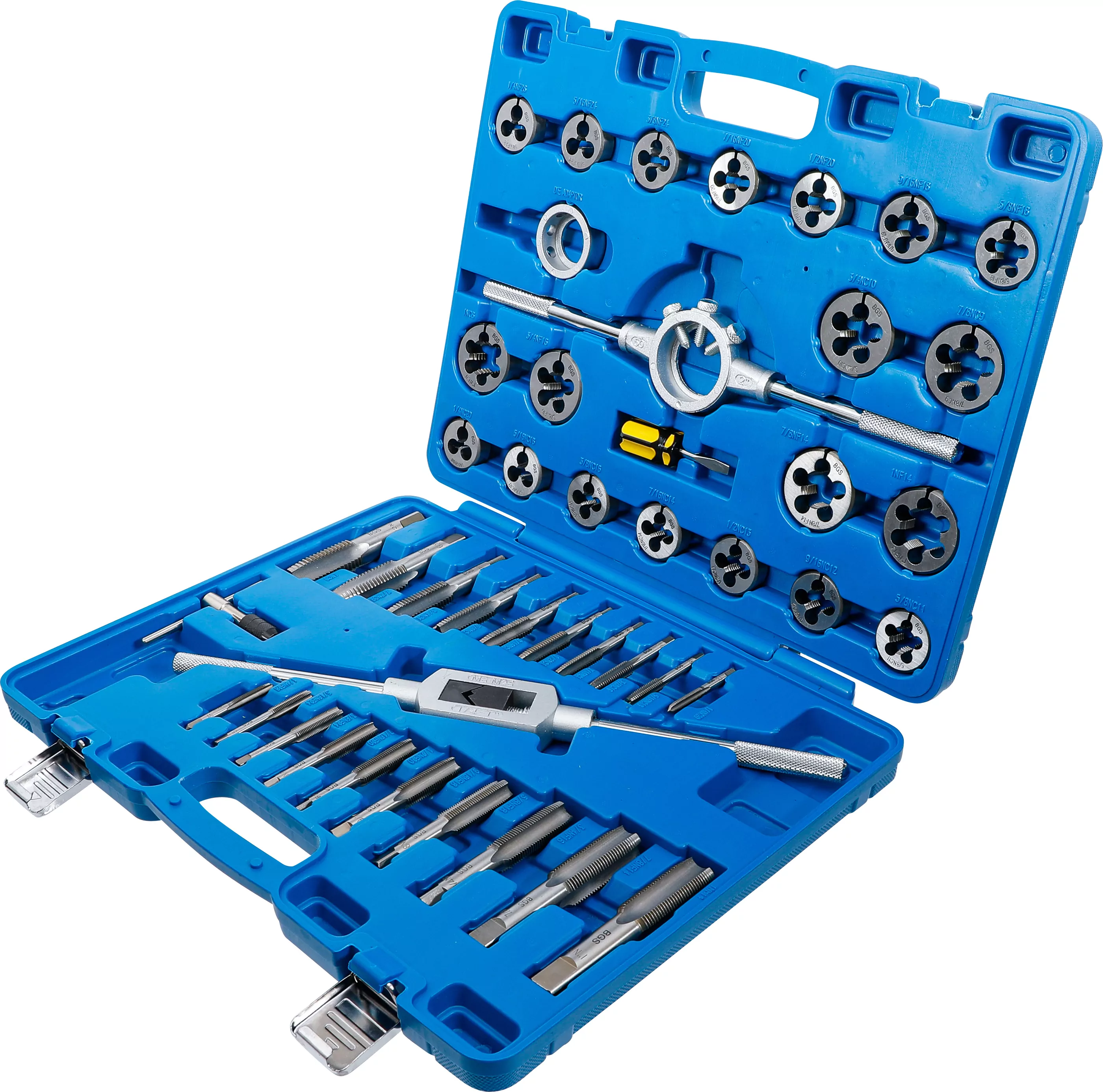 Gewindeschneid-Satz | Zoll | 1/4" - 1" | 45-tlg.