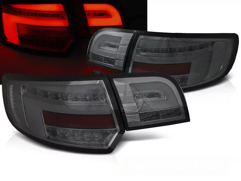 Led Bar Tail Lights Smoke Seq Fits Audi A3 8p 5d 08-12