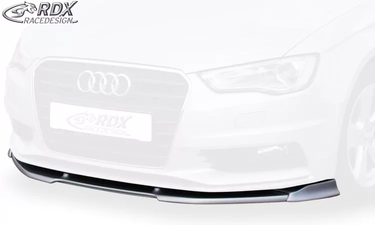 RDX Frontspoiler VARIO-X für AUDI A3 8V, 8VA Sportback, 8VS Limousine, 8V7 Cabrio Frontlippe Front Ansatz Vorne Spoilerlippe