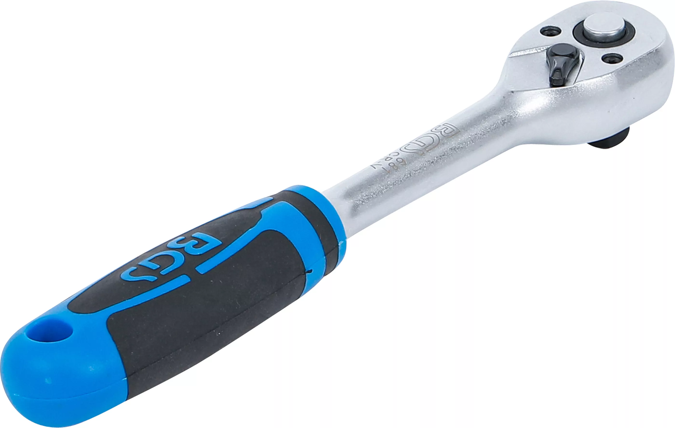 Umschaltknarre | gerade Ausführung | feinverzahnt | Abtrieb Außenvierkant 10 mm (3/8")