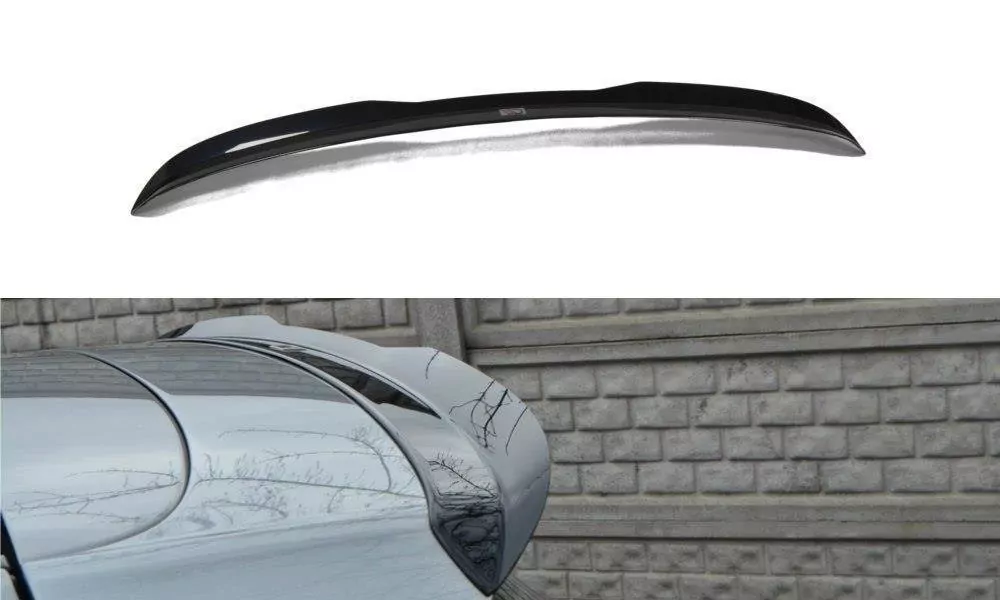 Spoiler CAP Passend Für Passend Für MAZDA 3 MK2 SPORT (vor FL) Schwarz Hochglanz Schwarz Hochglanz