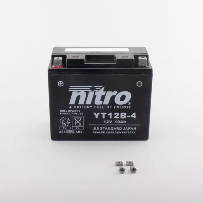Batterie | Nitro | YT12B-BS/YT12-B4 |10AH | GEL |  DIN 51290 | geschlossen |