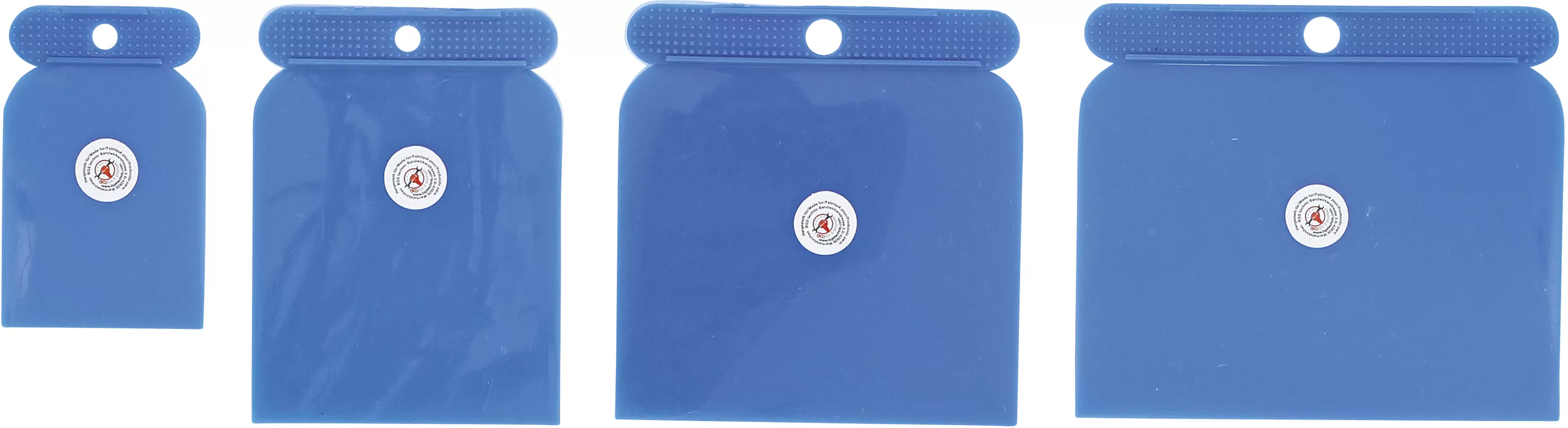 Japan-Spachtel-Satz | Kunststoff | 50 / 80 / 100 / 120 mm | 4-tlg.