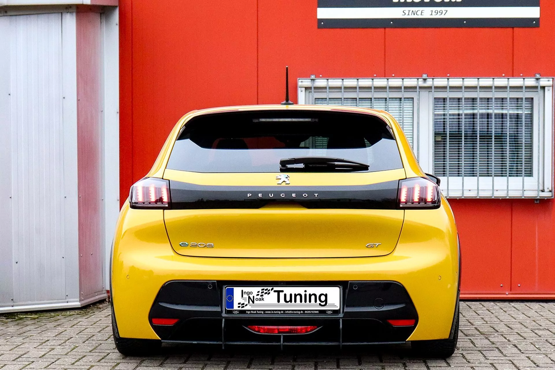 Gefräster Heckansatz für Peugeot 208 II e208 GT + GT-Line