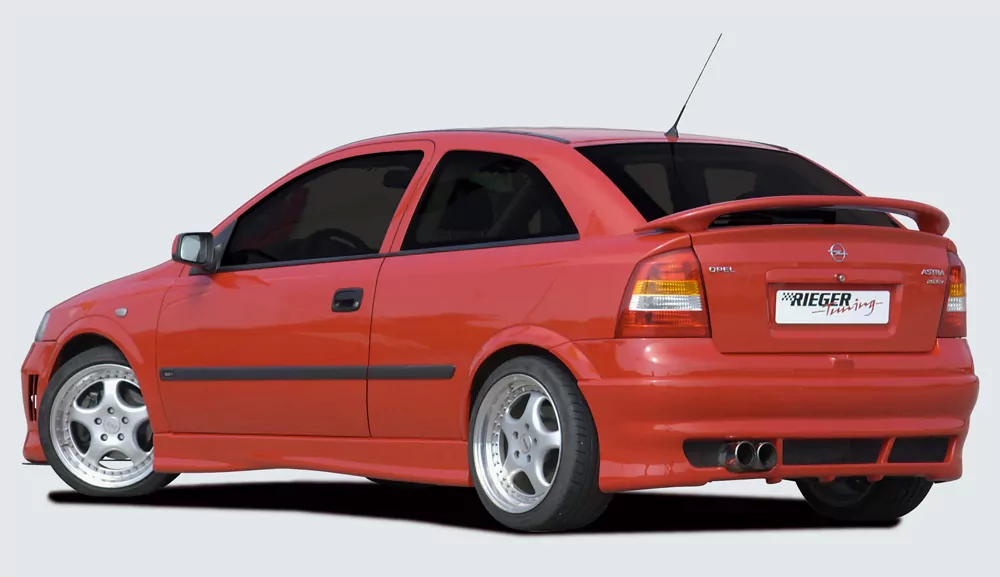 Rieger Heckansatz für Opel Astra G - Fließheck  nur Fließheck carbon optik