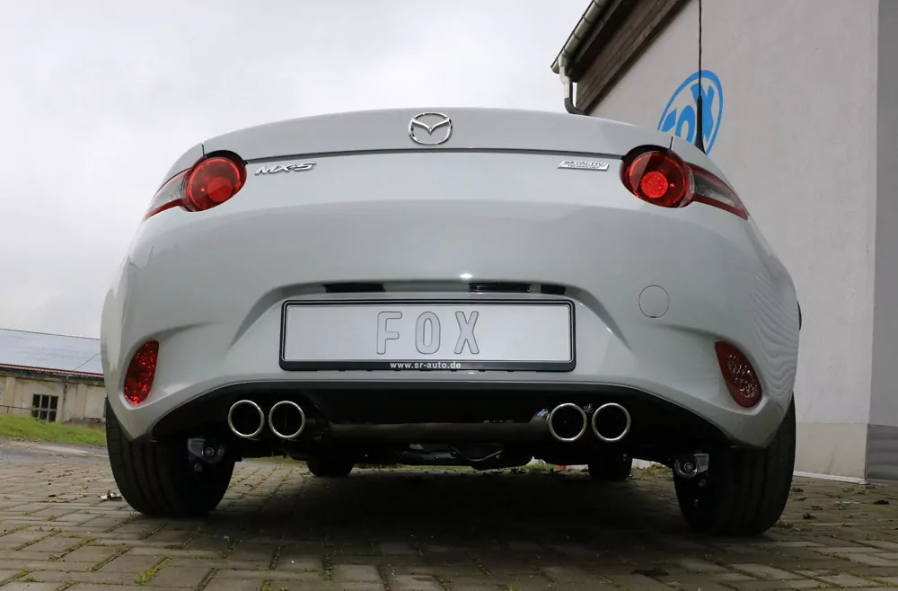 Mazda MX5 - ND  Endschalldämpfer quer Ausgang rechts/links - 2x70 Typ 16 rechts/links