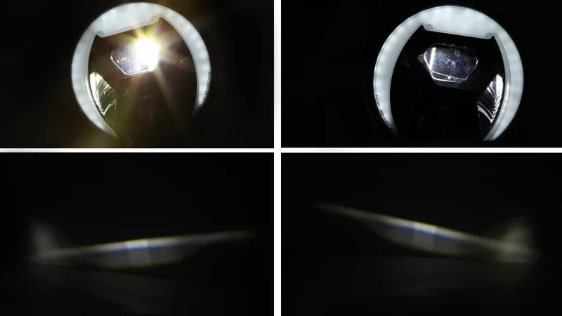 HIGHSIDER pro 7 Inch Head Light Insert Type 8 LED Black E-Approved (1pc)