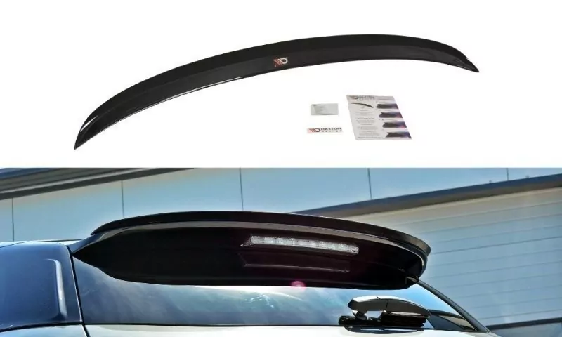 Spoiler CAP Passend Für Passend Für CITROEN DS5 FL, Vor FL Schwarz Hochglanz Schwarz Hochglanz