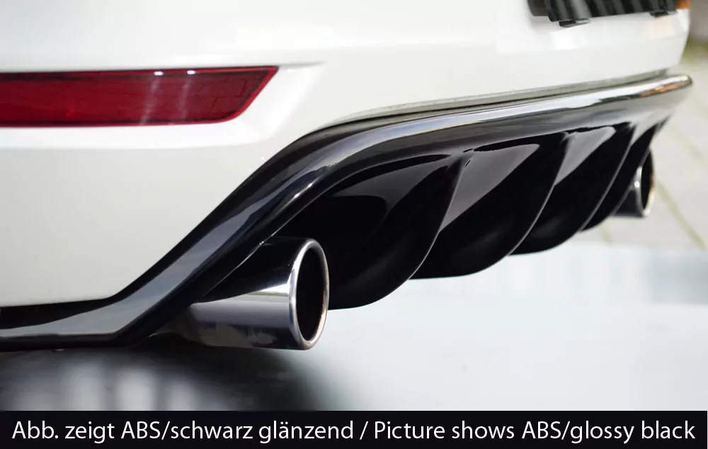 Rieger Heckeinsatz für VW Golf 6 GTI - Cabrio   carbon optik