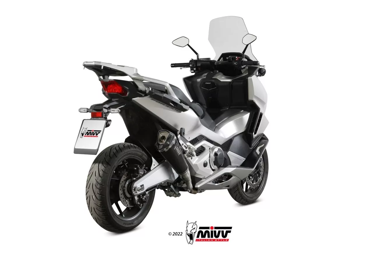 MIVV DELTA RACE Edelstahl Schwarz HONDA FORZA 750 21-22