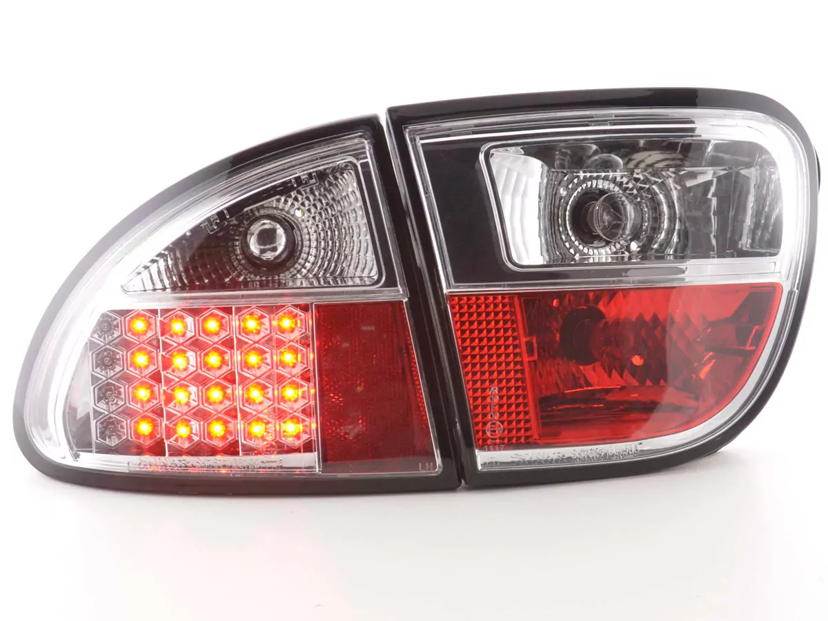 LED Rückleuchten Set Seat Leon Typ 1M Bj. 1999-2005 chrom