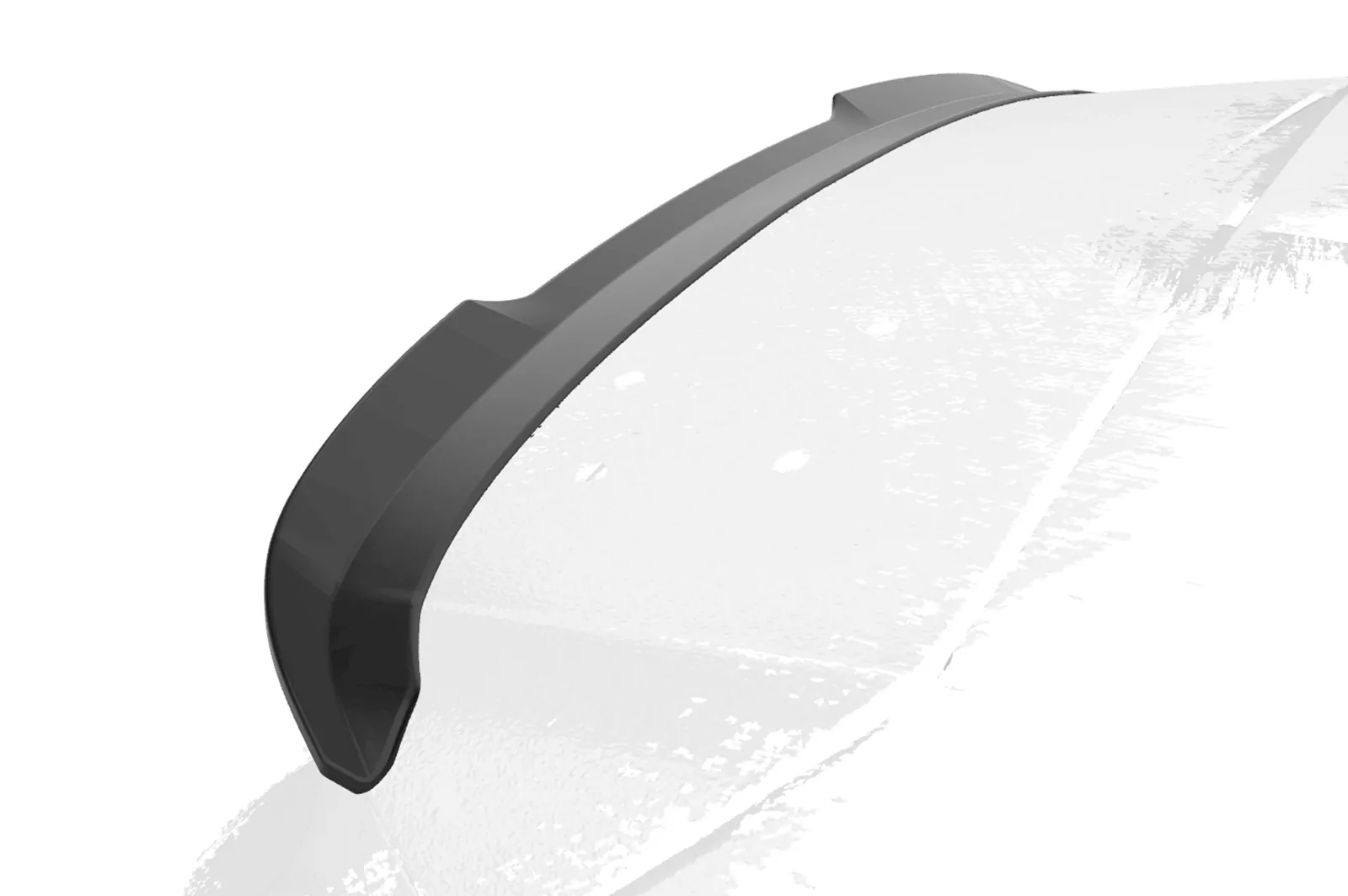 Heckflügel mit ABE für Renault Captur II HF904 Schwarz Strukturiert