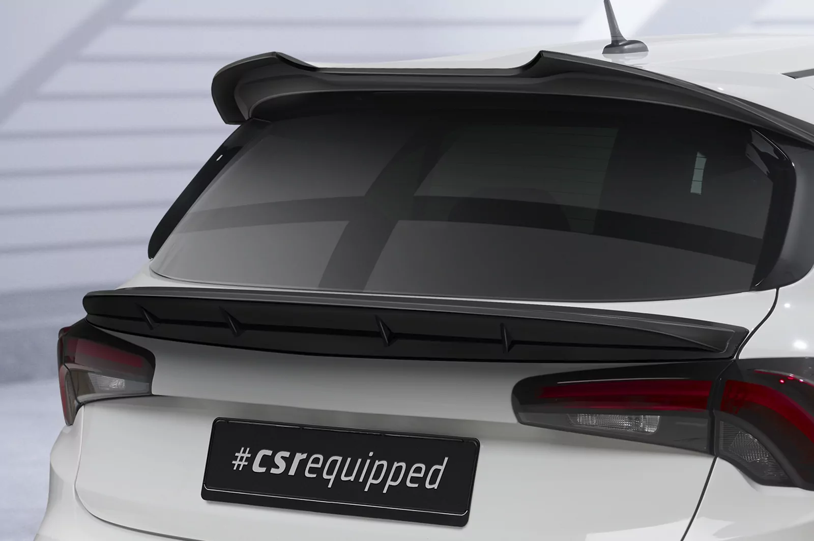 Heckflügel mit ABE für Fiat Tipo (Typ 356) HF981 Schwarz Strukturiert