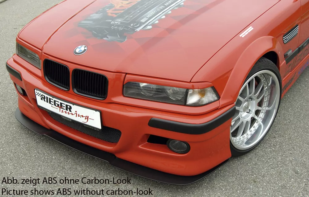 Rieger Spoilerschwert M3-Look für BMW 3er E36 - Touring  für Stoßstange 49019 carbon optik