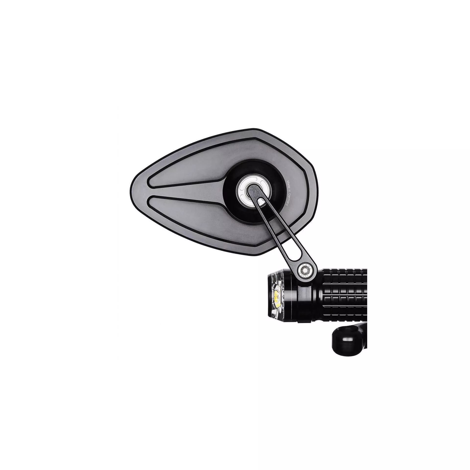 MOTOGADGET Mo.View Sport 60, Handlebar End Mirror For 7/8 And 1 inch Handlebars (1pc)