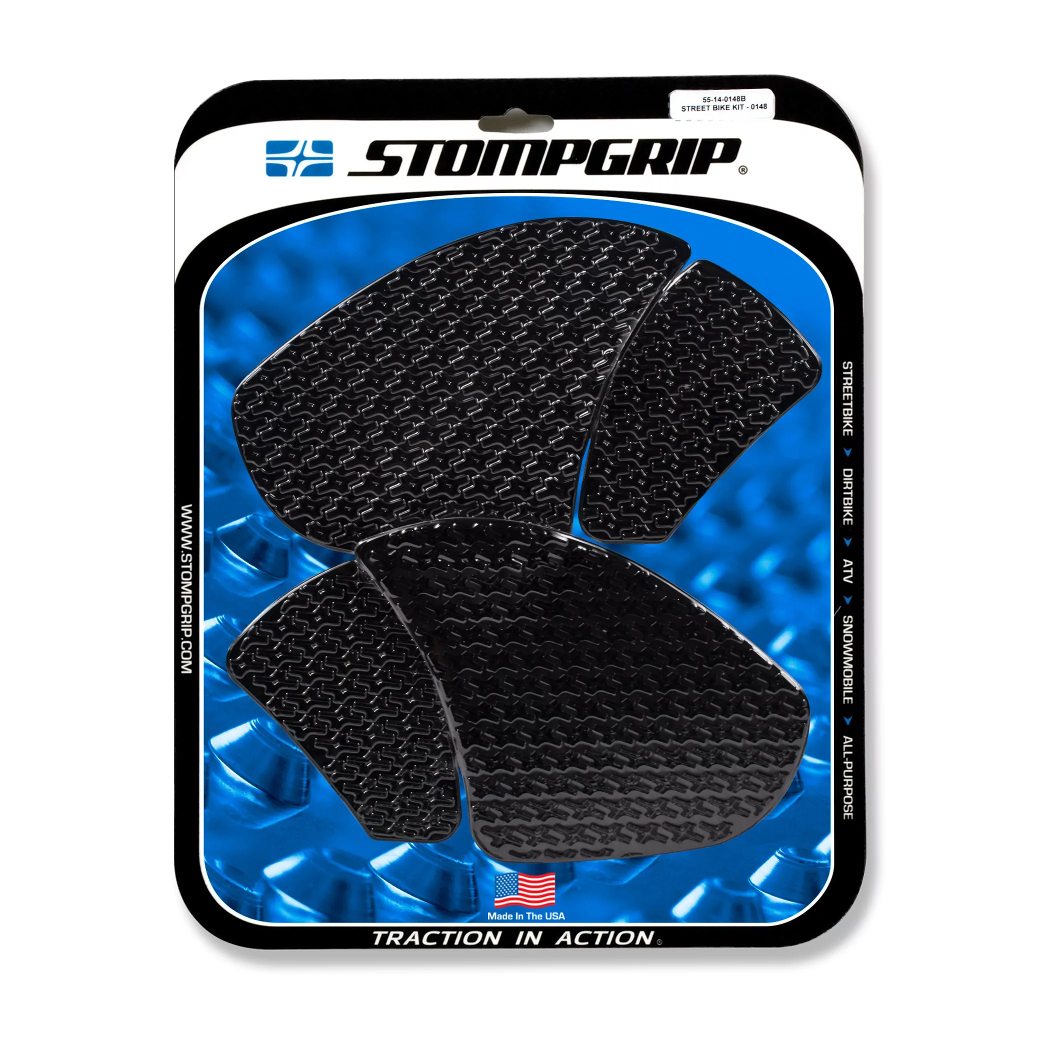 Stompgrip Traction Pad Icon für Ducati Panigale Superleggera V4 20-21 Schwarz