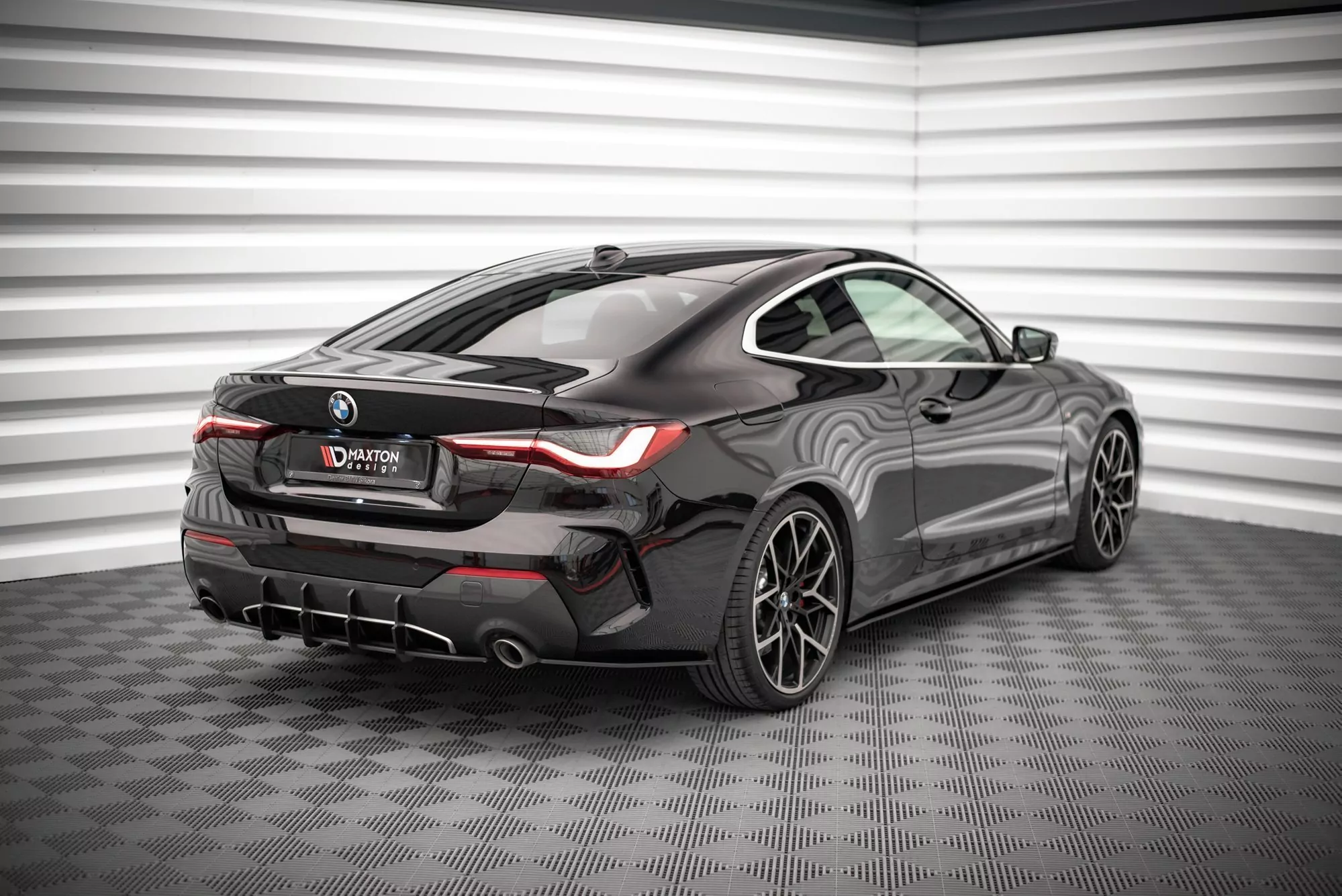 Street Pro Heck Ansatz Flaps Diffusor Für BMW 4er M-Paket G22 / G23 / G22 Facelift / G23 Facelift